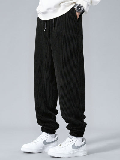 Corduroy Zip-Up Hoodie & Corduroy Jogger Pants
