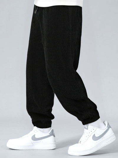 Corduroy Zip-Up Hoodie & Corduroy Jogger Pants