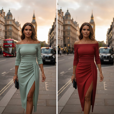 Isabeau | Chique halter-maxijurk met sierlijke, vloeiende pasvorm